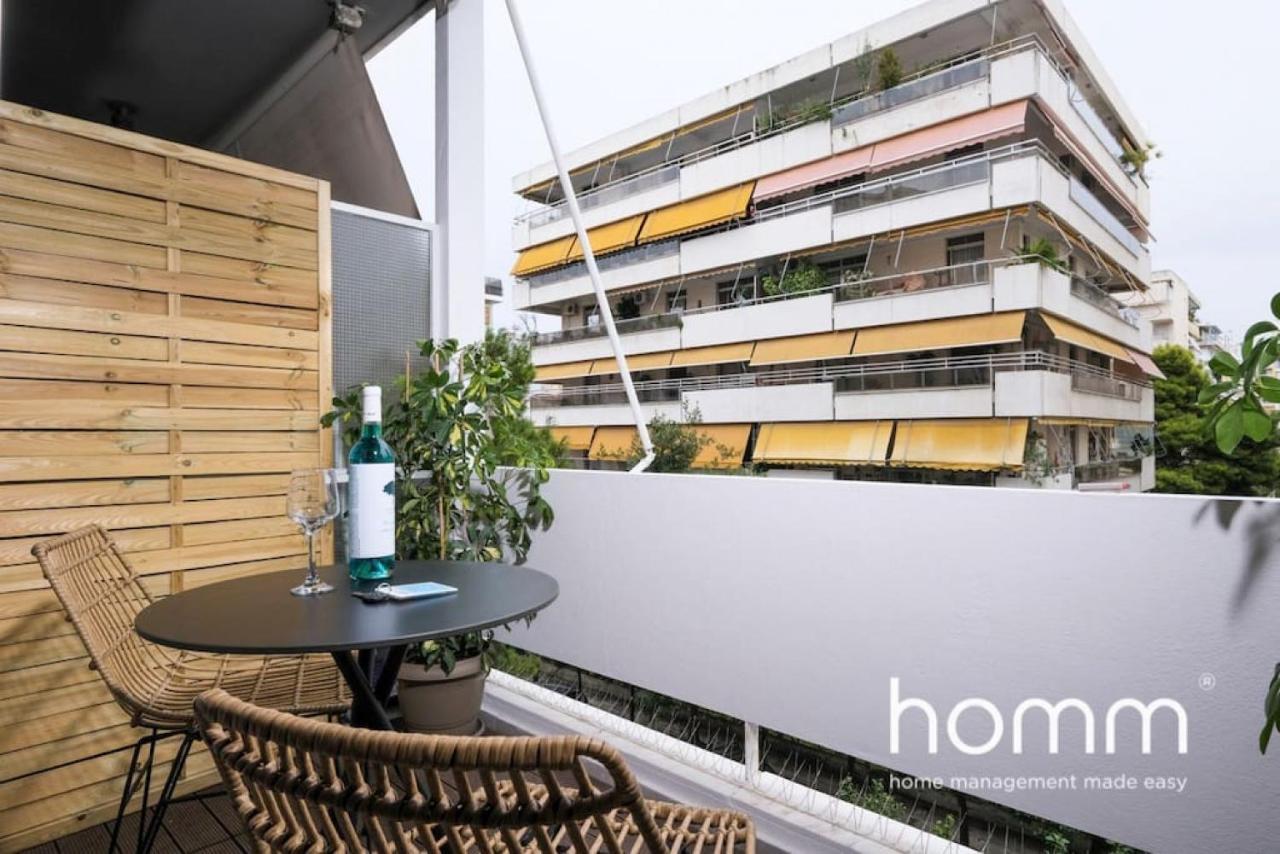 Athens Riviera Homm Flat 4 Min Walk From Beach, Thiseos Str Atenas Exterior foto